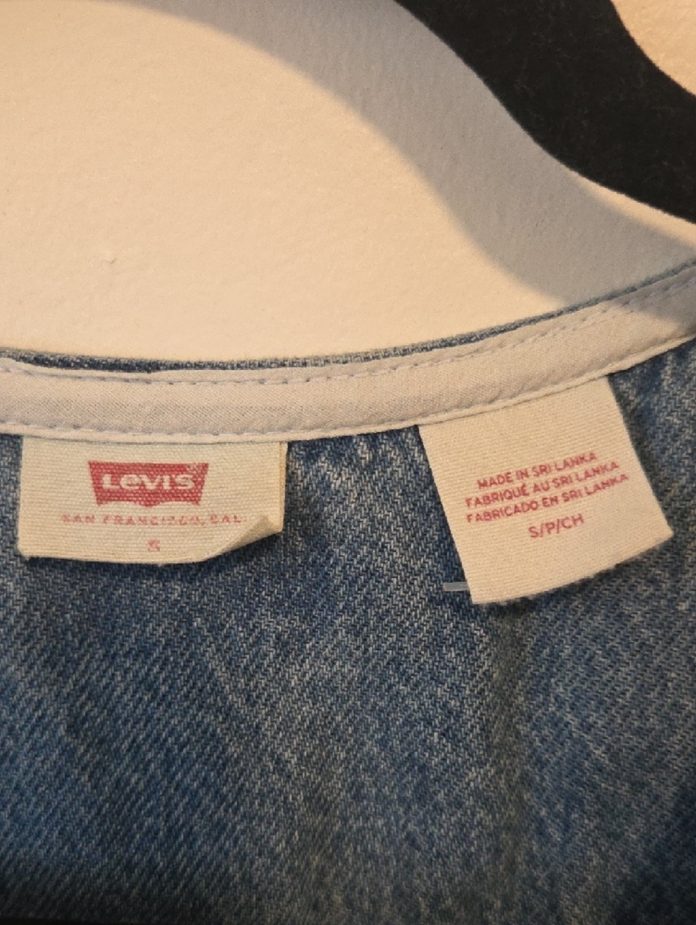 Levi's Light Blue Denim Button-Front Dress - Picture 2 of 4
